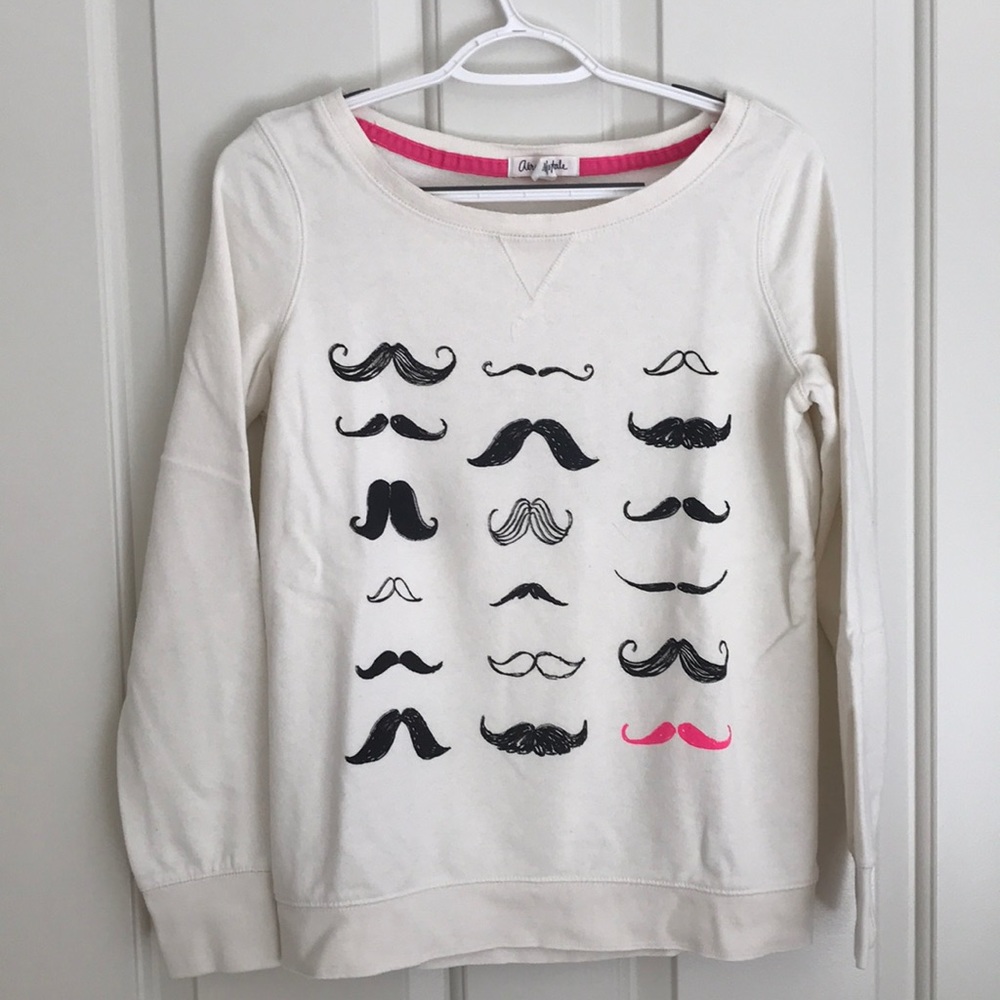 Aeropostale Mustache Sweatshirt